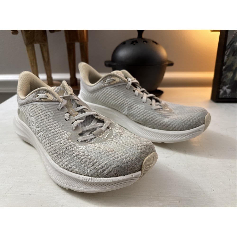Hoka Solimar Womens US 9.5‎ B Nimbus Cloud Shortbread Athletic Sneakers Lace-Up - Picture 6 of 16